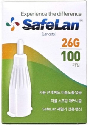 자동사혈기 안전란셋 니들 26G 100pcs