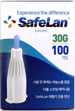 자동사혈기 안전란셋 니들 30g 100pcs